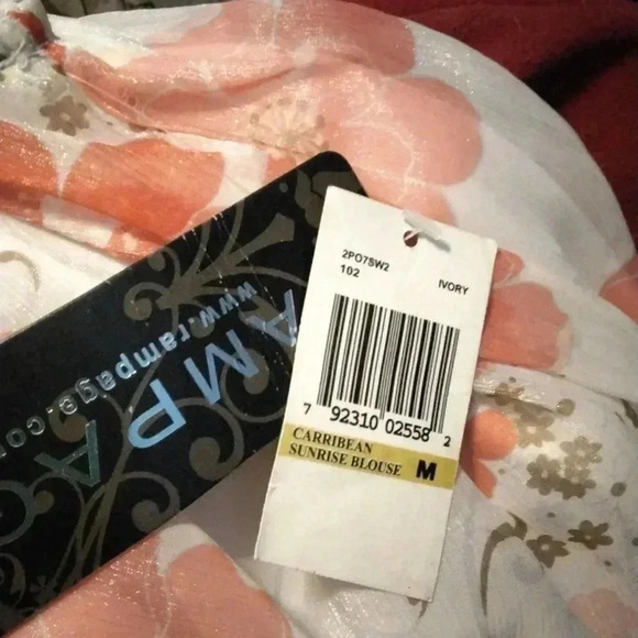 Rampage Carribian Sunrise Top NWT - Picture 6 of 6